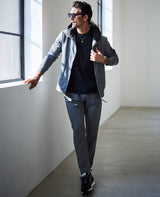 LEON別注 ナイロンストレッチジップパーカー