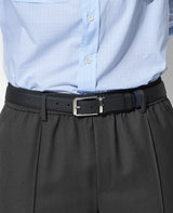 メンズ スクエアカットバックル ベルト