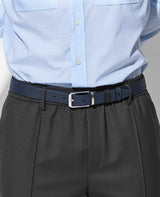 メンズ スクエアカットバックル ベルト