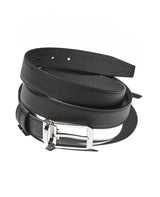 メンズ スクエアカットバックル ベルト