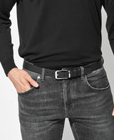 メンズ スクエアカットバックル ベルト