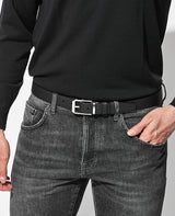 メンズ スクエアカットバックル ベルト