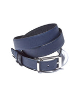 メンズ スクエアカットバックル ベルト