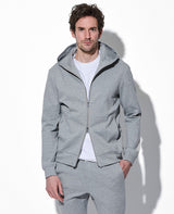 ハイネックジップアップパーカー