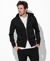 ハイネックジップアップパーカー