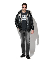 LEON別注 エコレザーフーディ