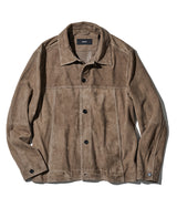 スエードシャツジャケット