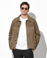 スエードシャツジャケット