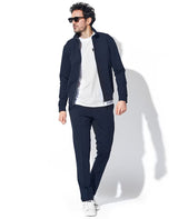 コンプレスト・コットンジャージ―・ダブルジップジャケット