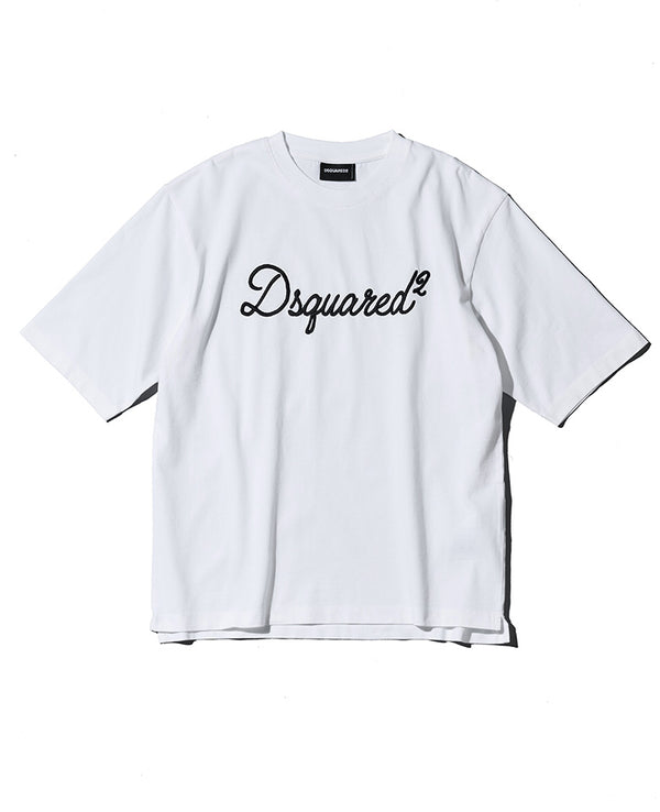 ディースクエアード エンブロイダード ルーズフィット Tシャツ