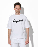 ディースクエアード エンブロイダード ルーズフィット Tシャツ