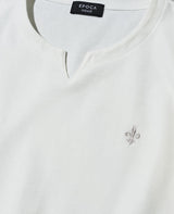 ダブルフェイスキーネックロンT