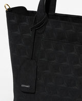 モノグラム柄ジップトート