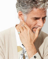 SIGNET RING( K10YG ヒスイ)