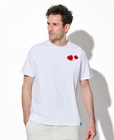 2ハートワッペンTシャツ