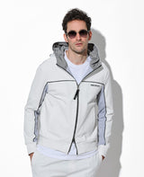 フードロゴ ジップアップパーカー