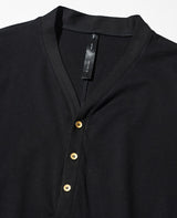 LEON別注 VネックヘンリーショートスリーブTシャツ