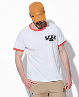 エイジングカレッジロゴリンガーTee