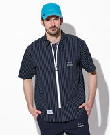 Dot Air ジップアップ半袖シャツ