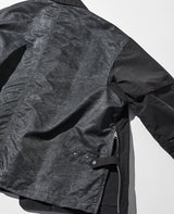 異素材コンビセットアップ(ブラック)