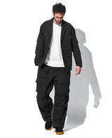 異素材コンビセットアップ(ブラック)