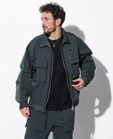 異素材コンビセットアップ2