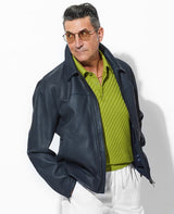 レザーブルゾン