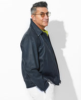 レザーブルゾン