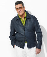 レザーブルゾン