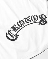 クロノス アーチ ブラックレター オーバーサイズ Tシャツ