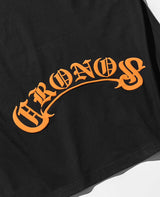 クロノス アーチ ブラックレター オーバーサイズ Tシャツ
