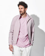 コンプレスト・コットンジャージ―・ダブルジップジャケット