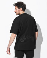 クロノス アーチ ブラックレター オーバーサイズ Tシャツ