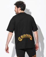 クロノス アーチ ブラックレター オーバーサイズ Tシャツ