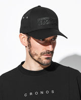 クロノス クラックド プリント エンブロイド キャップ