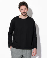 シルクコットンロングスリーブTシャツ
