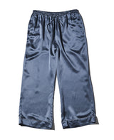 シルクパジャマ(チャコールグレー)