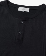 LEON別注 ウールジャージヘンリネックTシャツ