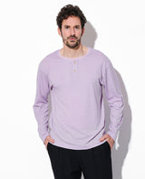 LEON別注 ウールジャージヘンリネックTシャツ