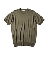 クルーネックニットTシャツ