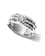 シルバーダイヤリング