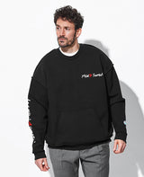 アウトステッチスウェット