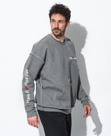 アウトステッチスウェット