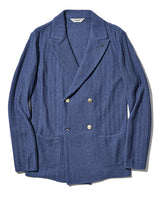 ニットジャケットダブル