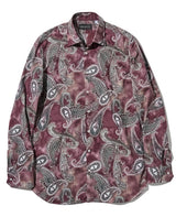 ペイズリープリントシャツ