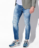 ペイントダメージデニムパンツ