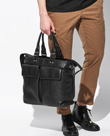 ダイヤモンドパイソン×カーフレザー