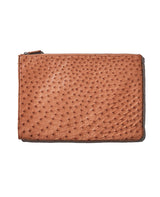 オイルオーストリッチフルポイント クラッチバッグ