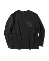 クロコポケット付クルーネックロングTシャツ
