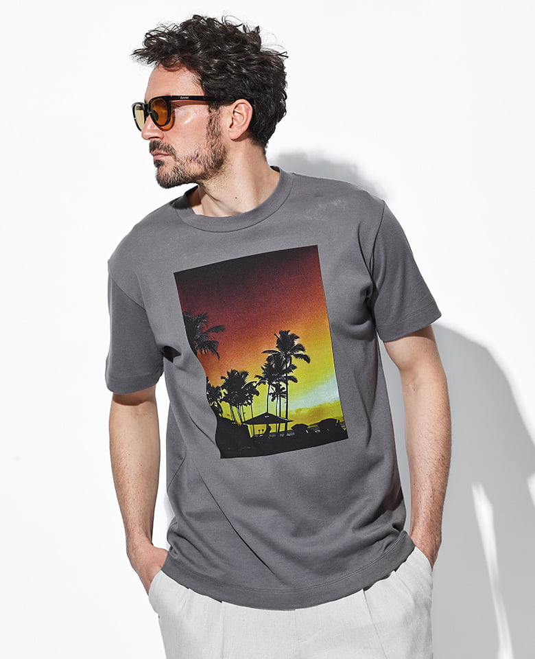 TAE ASHIDA 空プリント 半袖Tシャツ M　パワーネット TAE ASHIDA（タエ アシダ） – 買えるLEON